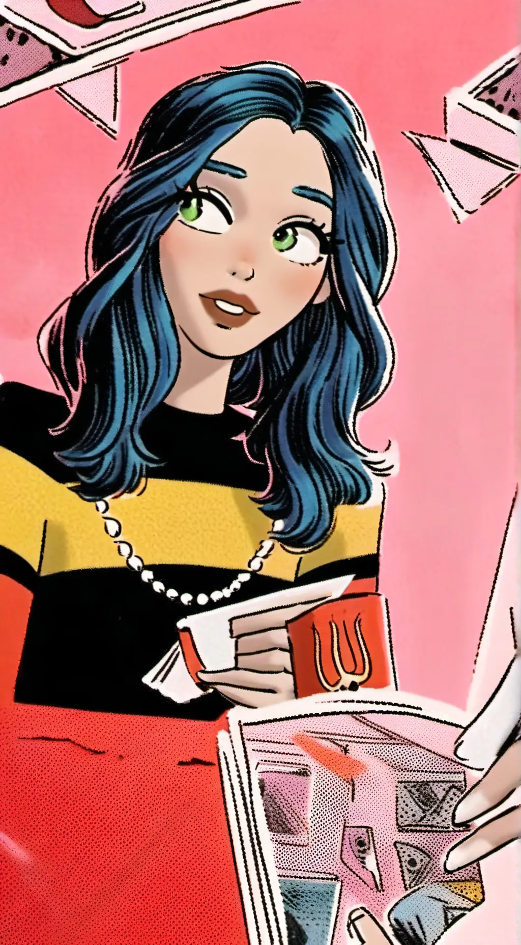 ai character: Kylie  background