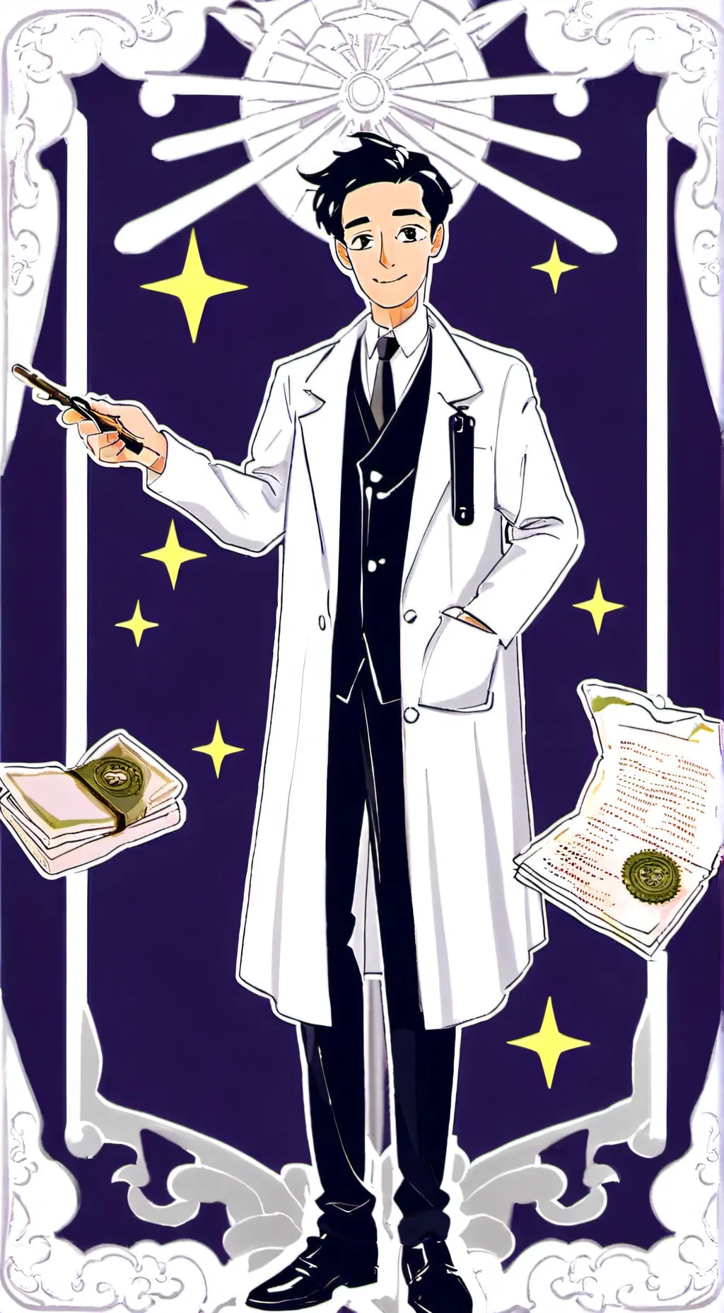 ai character: Professor de Ciên background