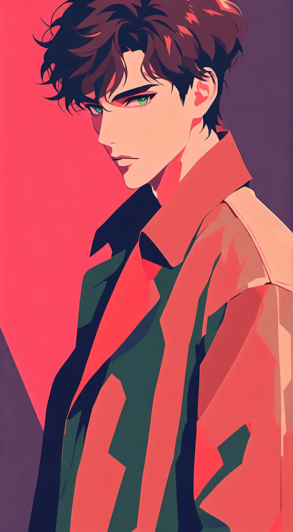 ai character: Vector Volhard background