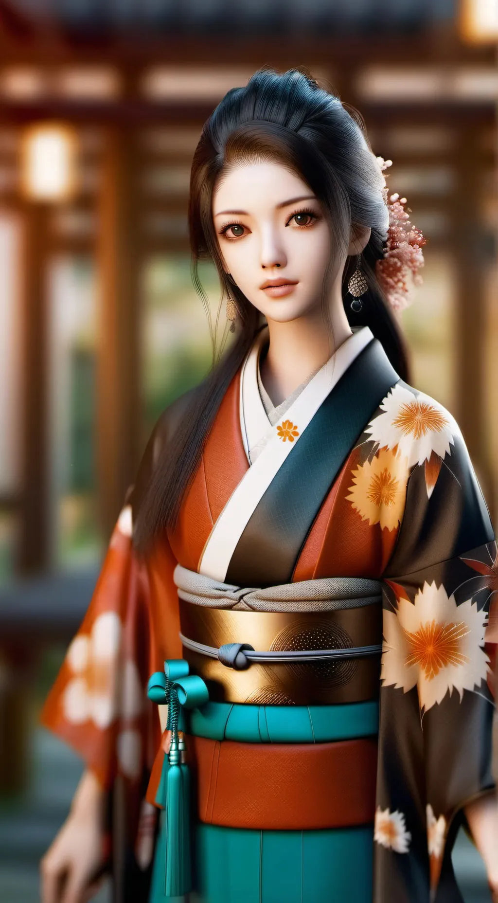 ai character: カア可愛い background