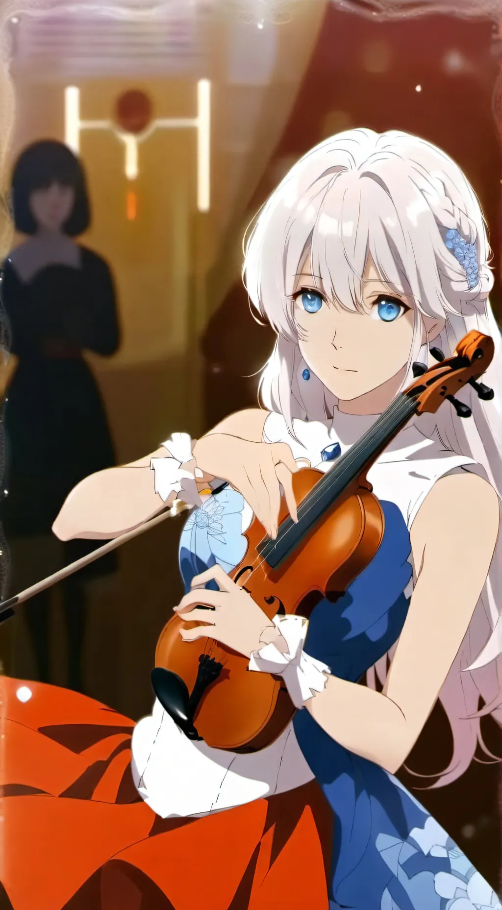 ai character: Crystal background