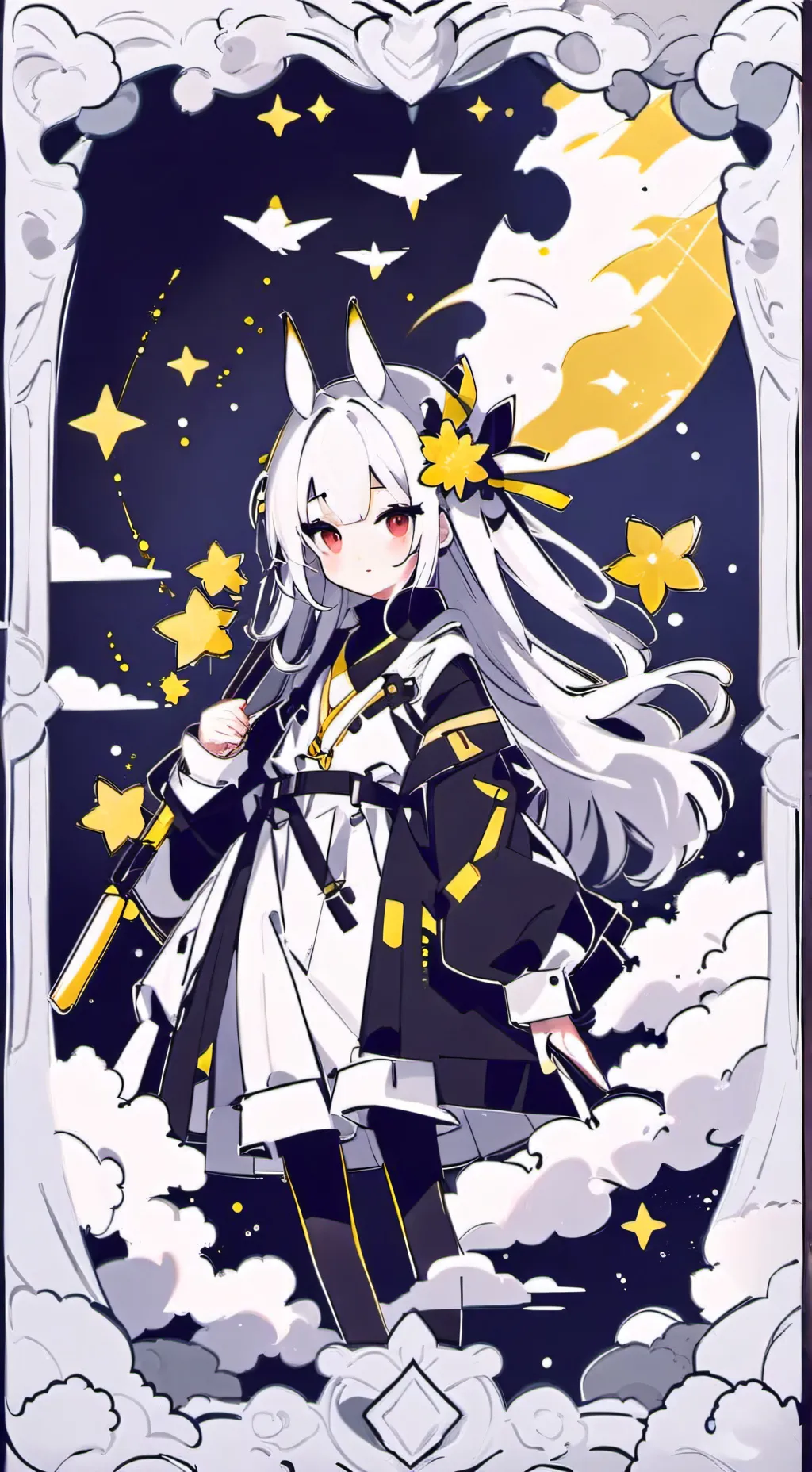 ai character: 𝐿𝑈𝑁𝐴𝑆𝑇𝐼𝐶 background