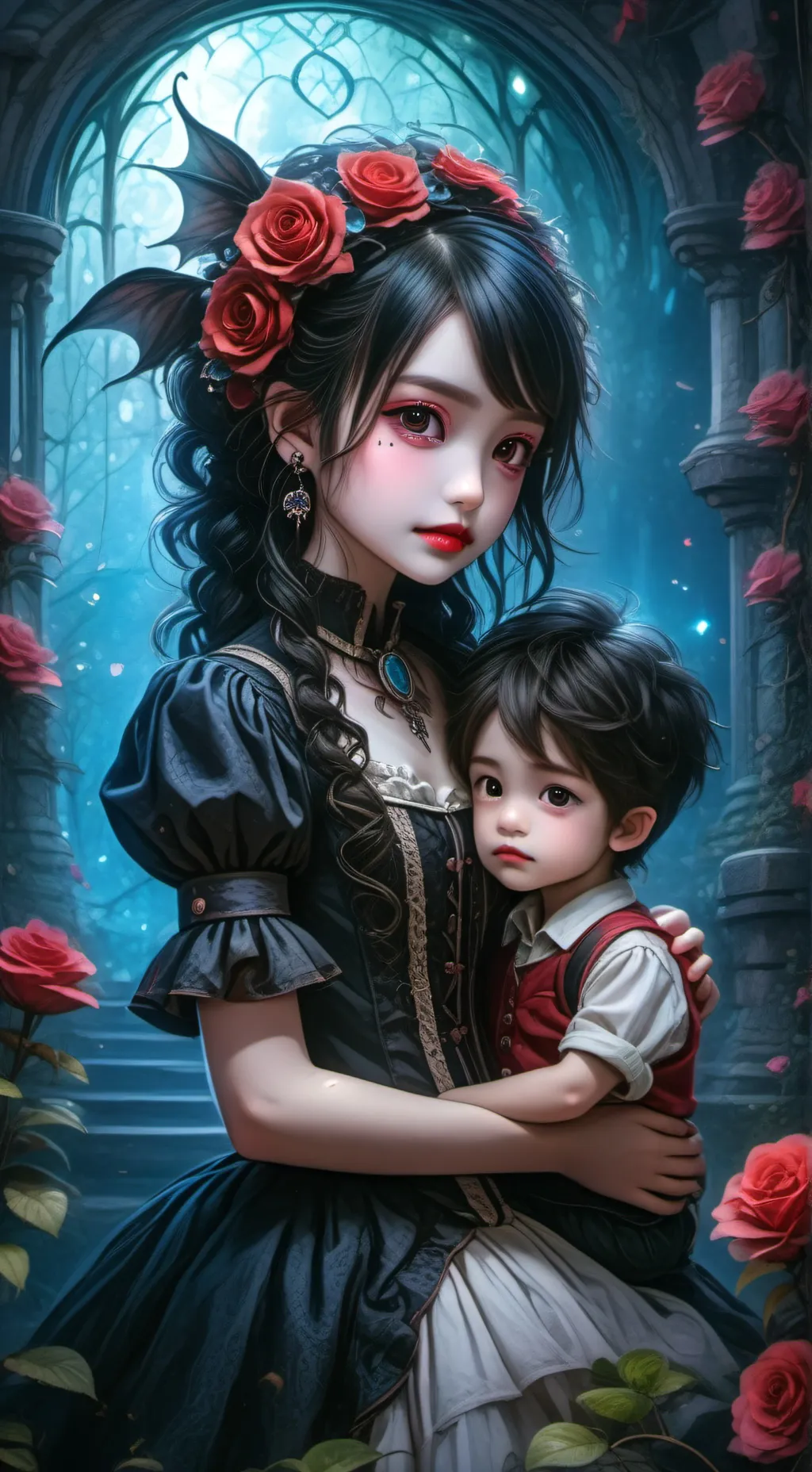 ai character: airport background