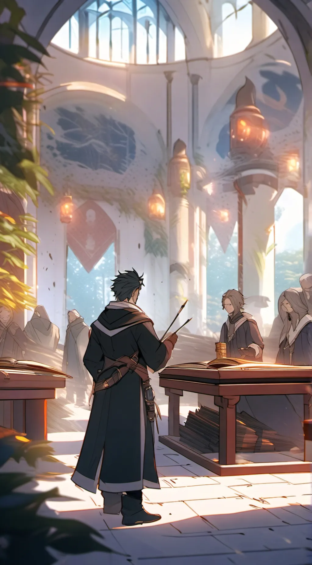 ai character: DWMA background