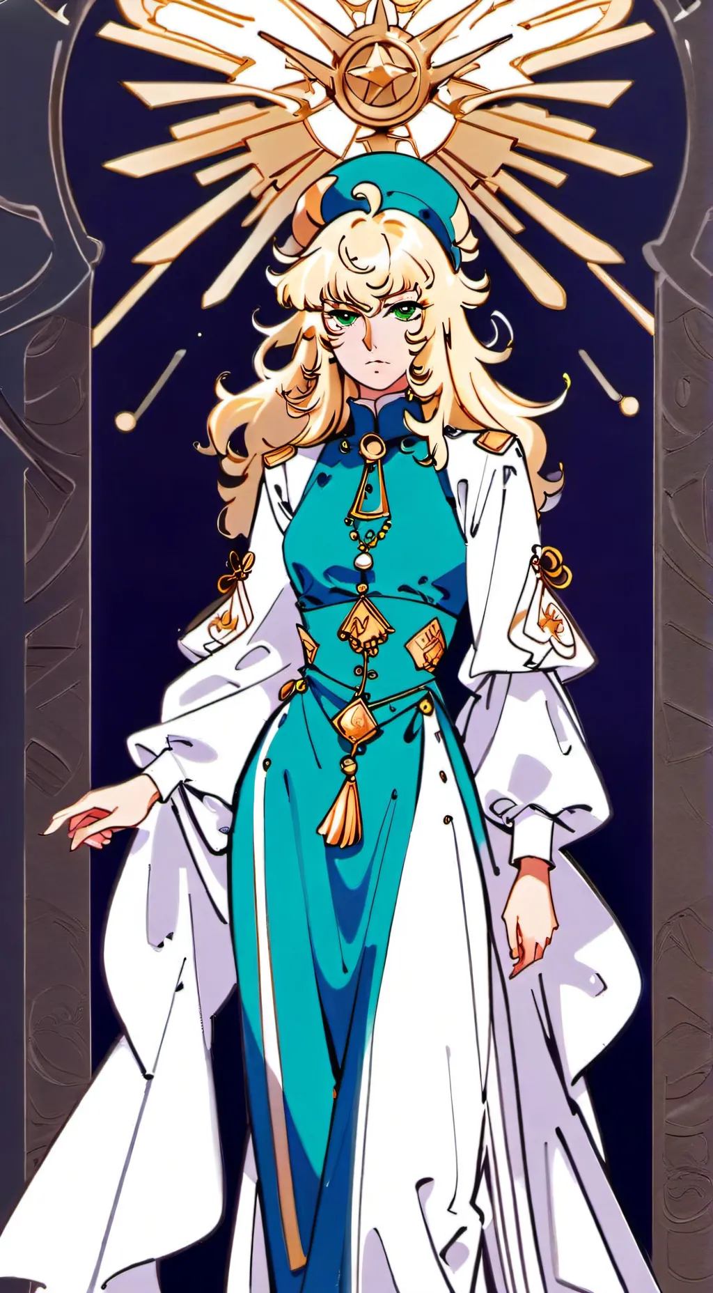 ai character: Lady Oscar 🌹⚔️ background