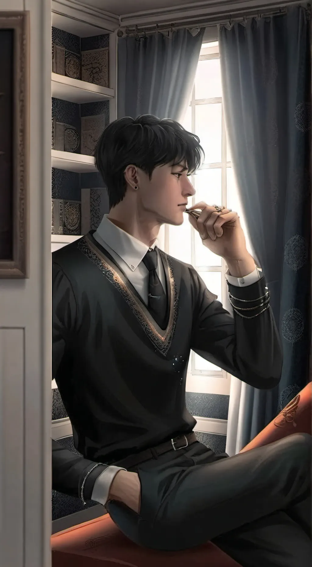 ai character: kevin background