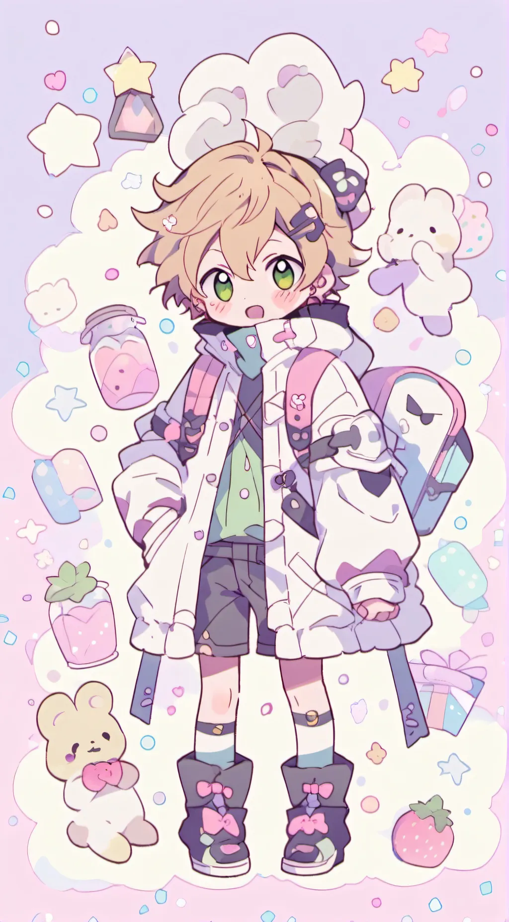 ai character: Mha background