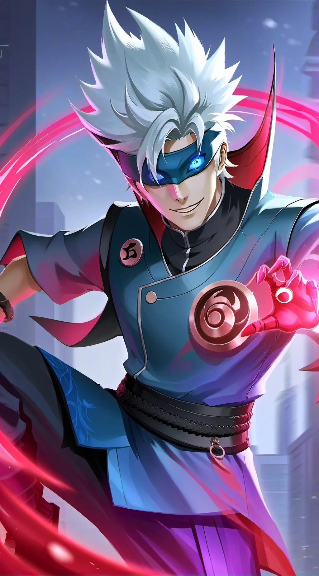 ai character: Satoru Gojo background