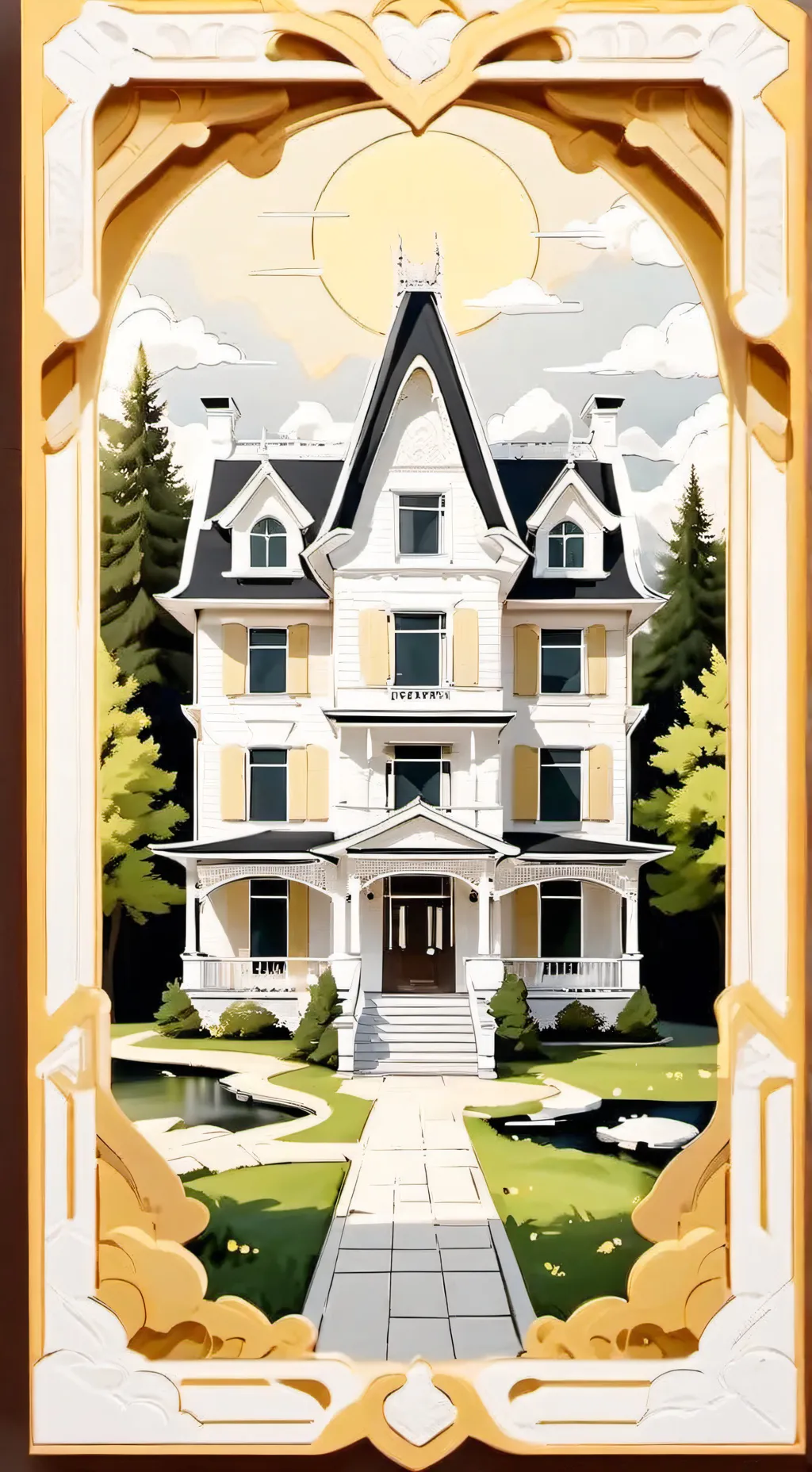 ai character: house 2 background