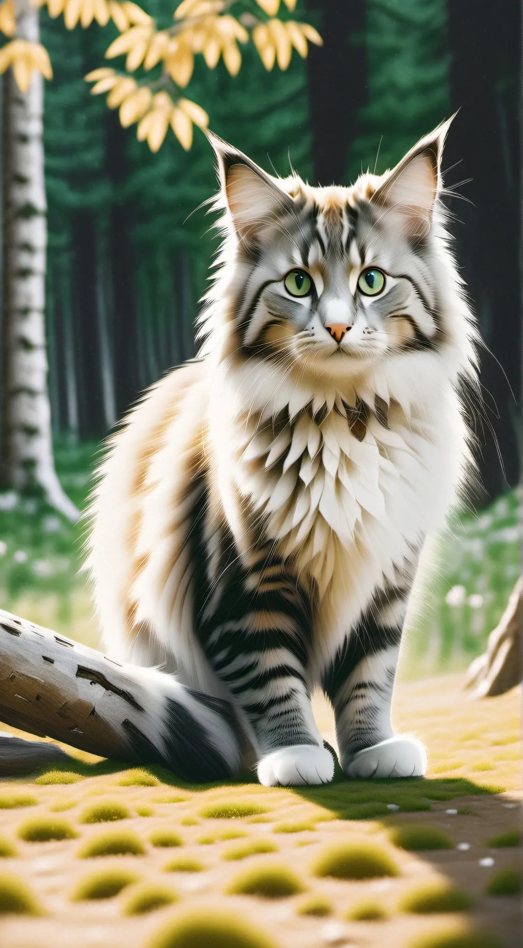 ai character: Mha cat Tsuyu  background