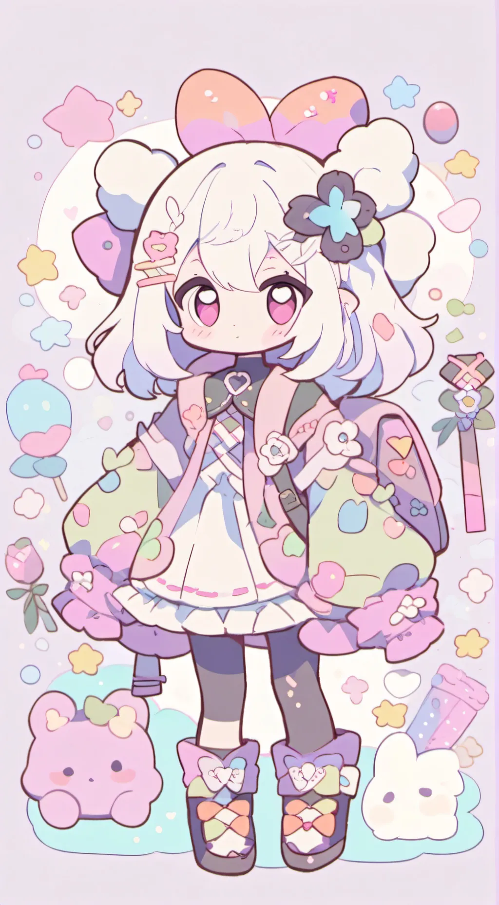 ai character: mha x kny/ds background