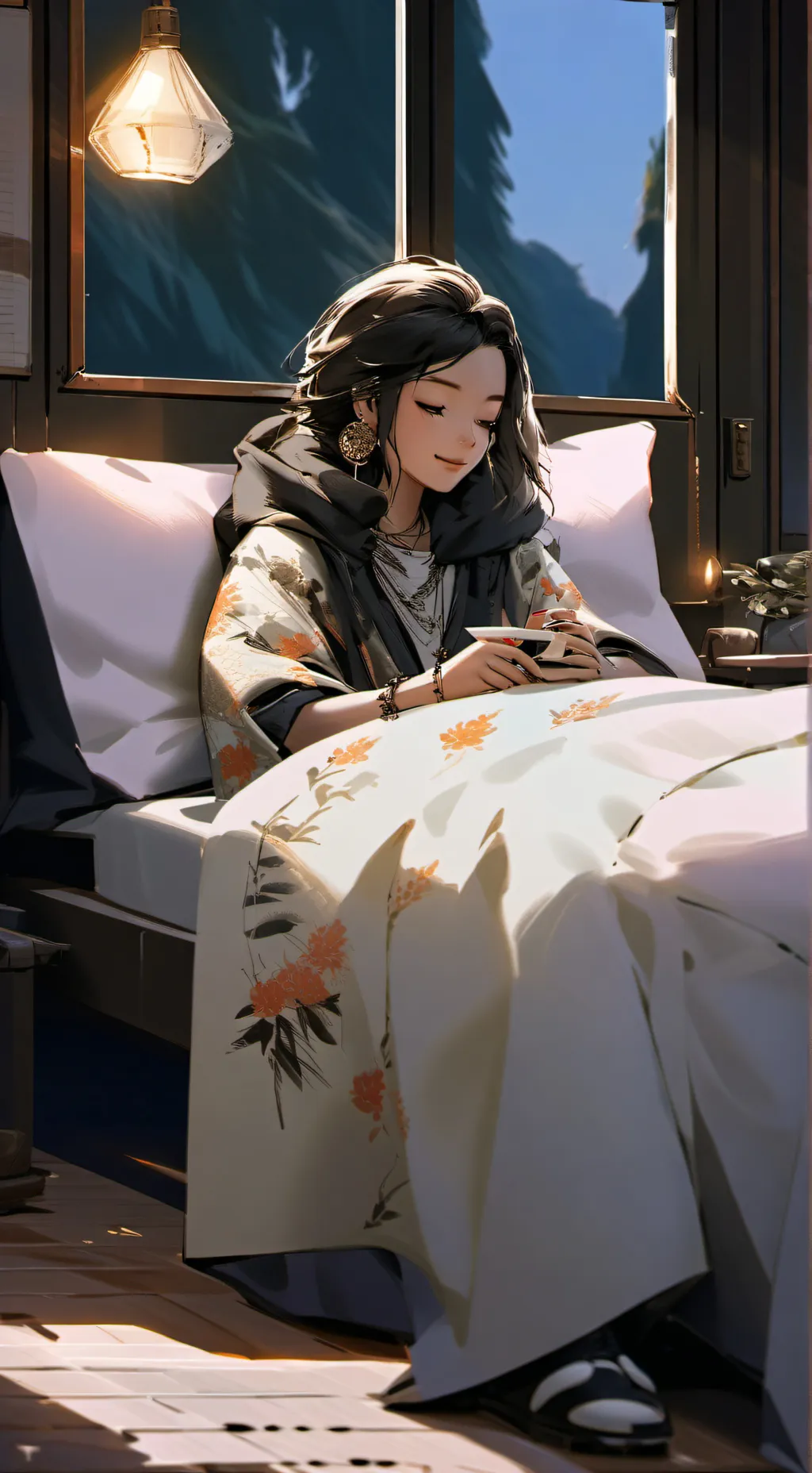 ai character: Sleepover  background