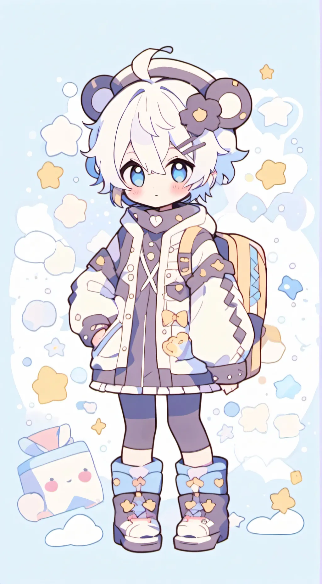 ai character: mha couple background