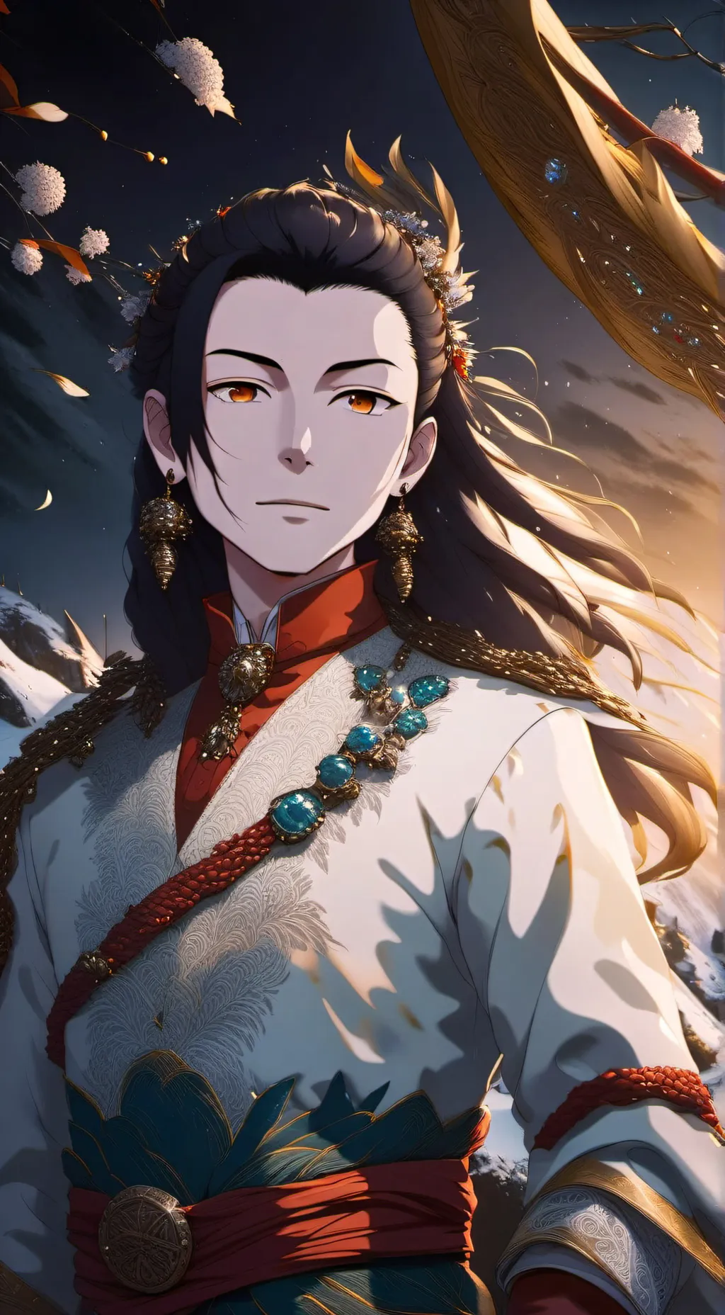 ai character:  gojo x geto background