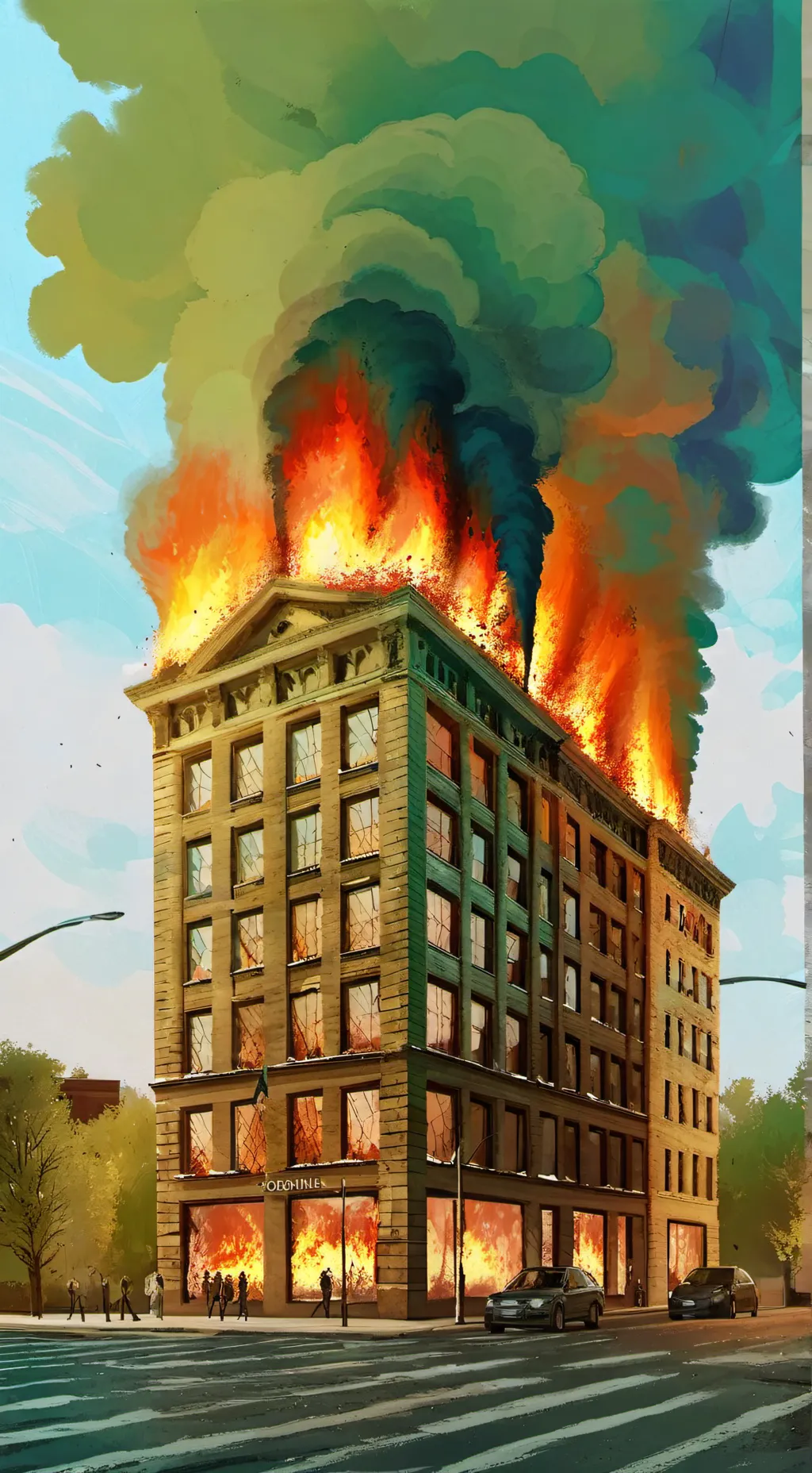 ai character: mha fire background