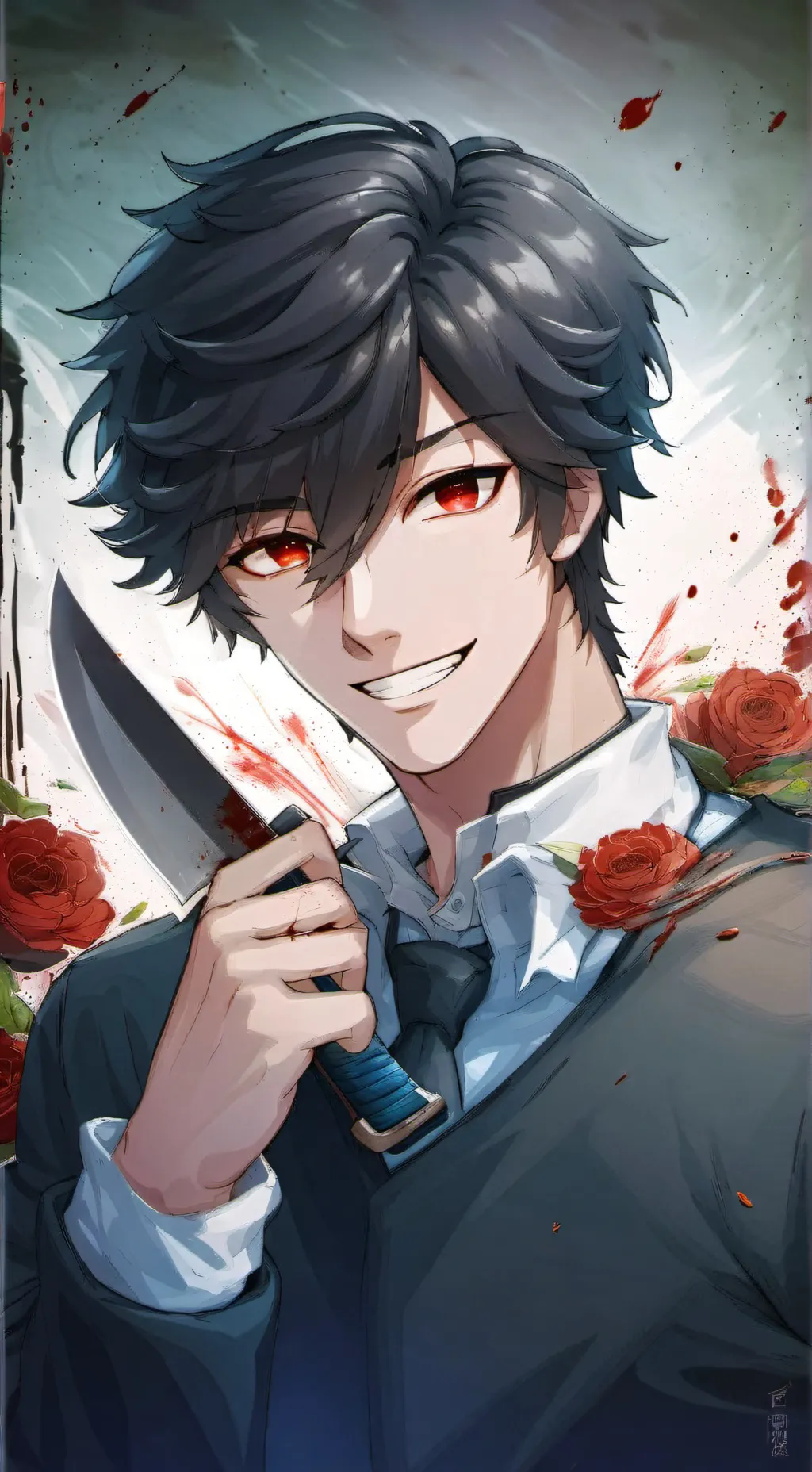 ai character: Yandere Zane🩸🔪 background