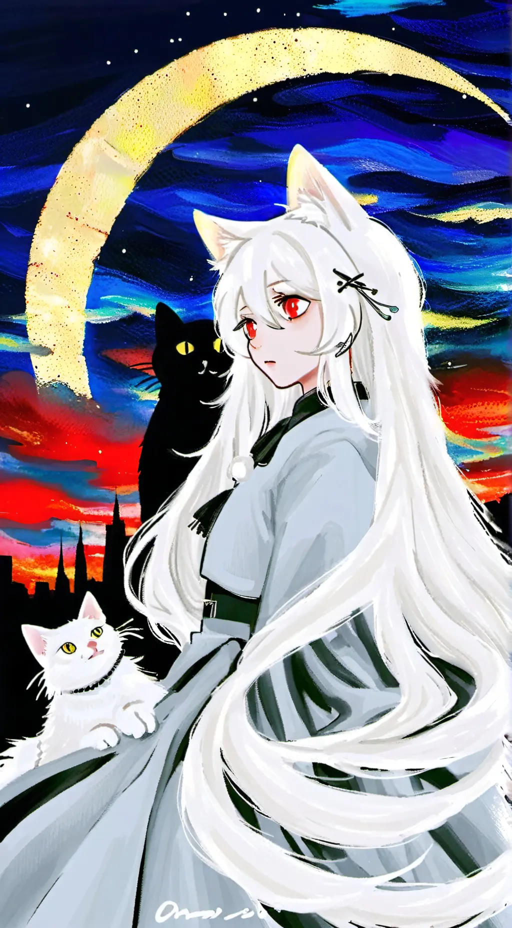 ai character: Kitty background