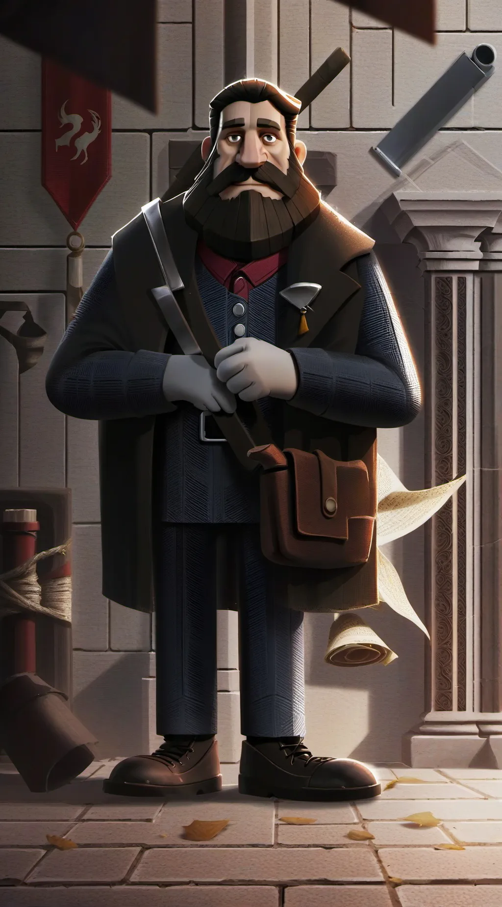 ai character: your dad background