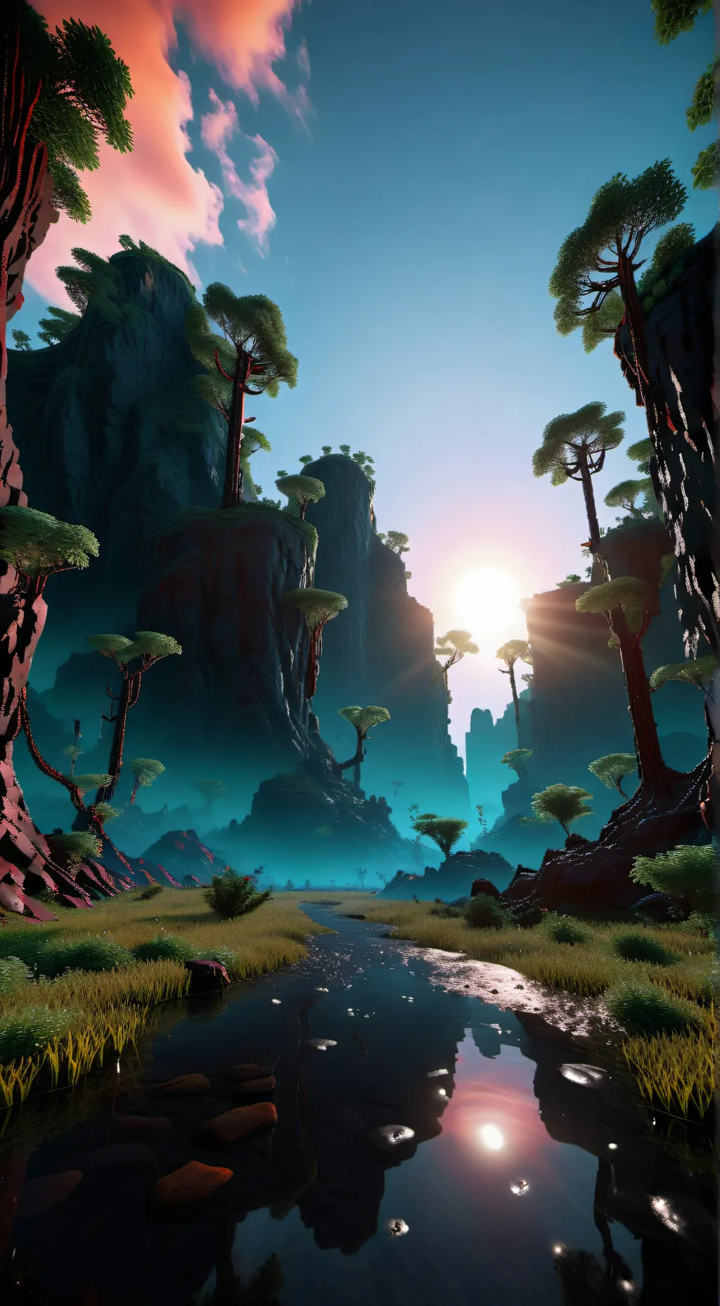 ai character: Minecraft background