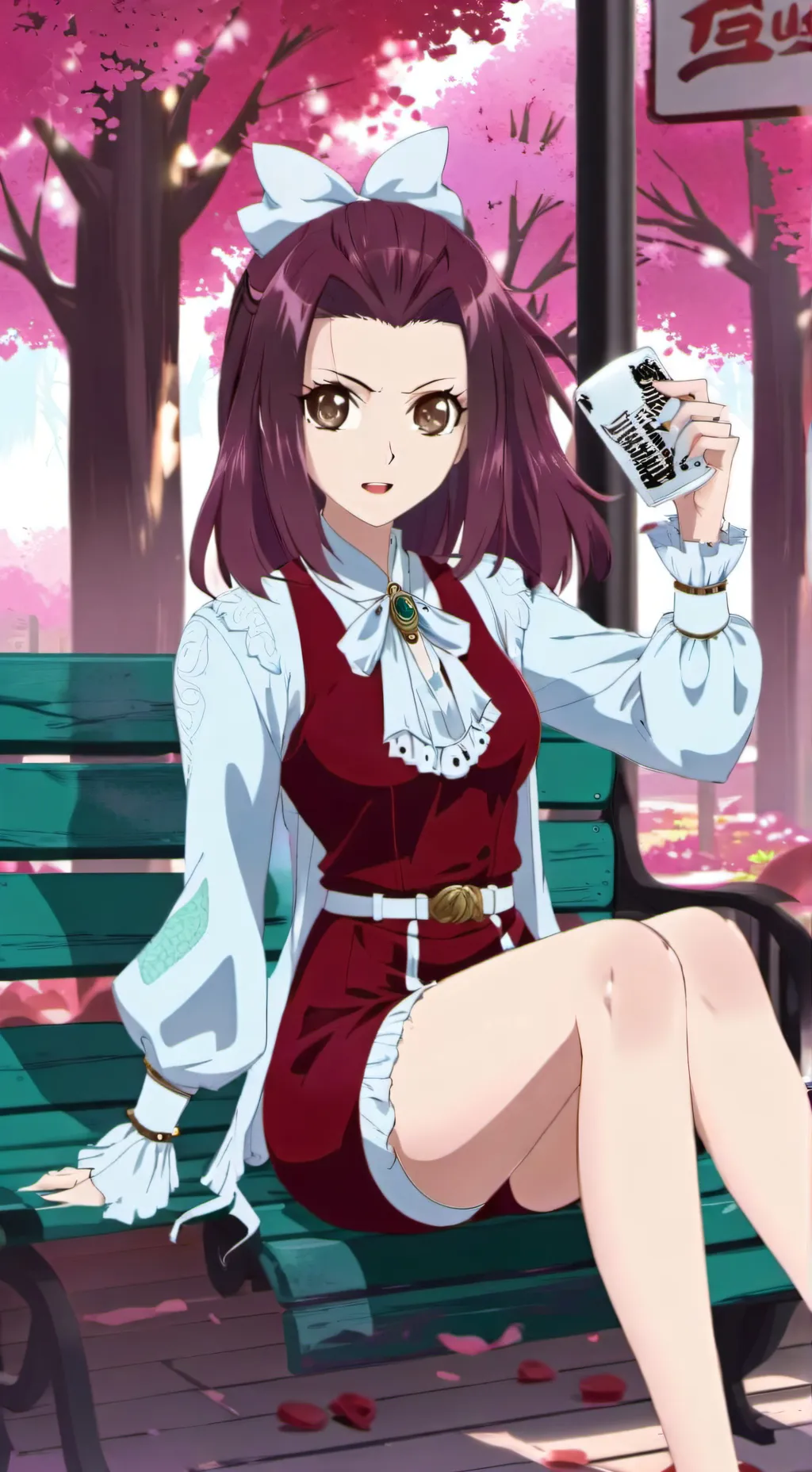 ai character: Akiza Izinski background