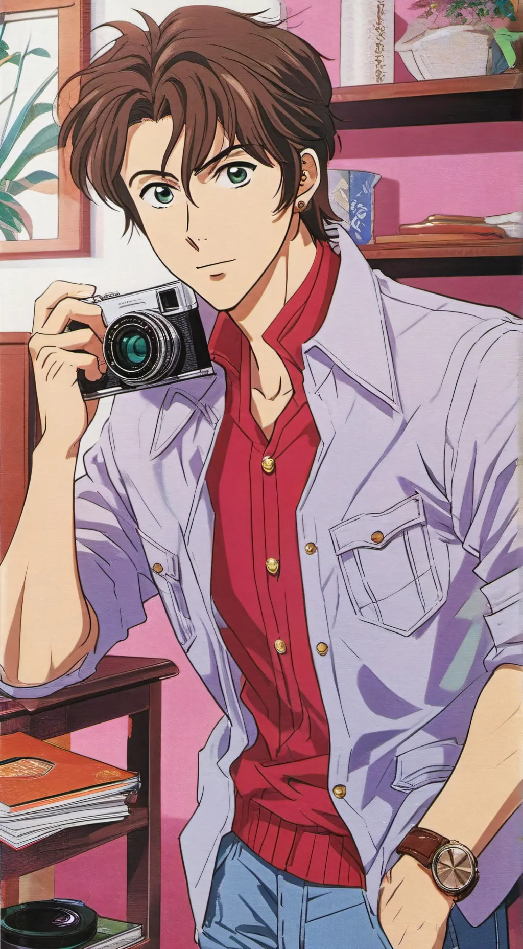 ai character: Max background