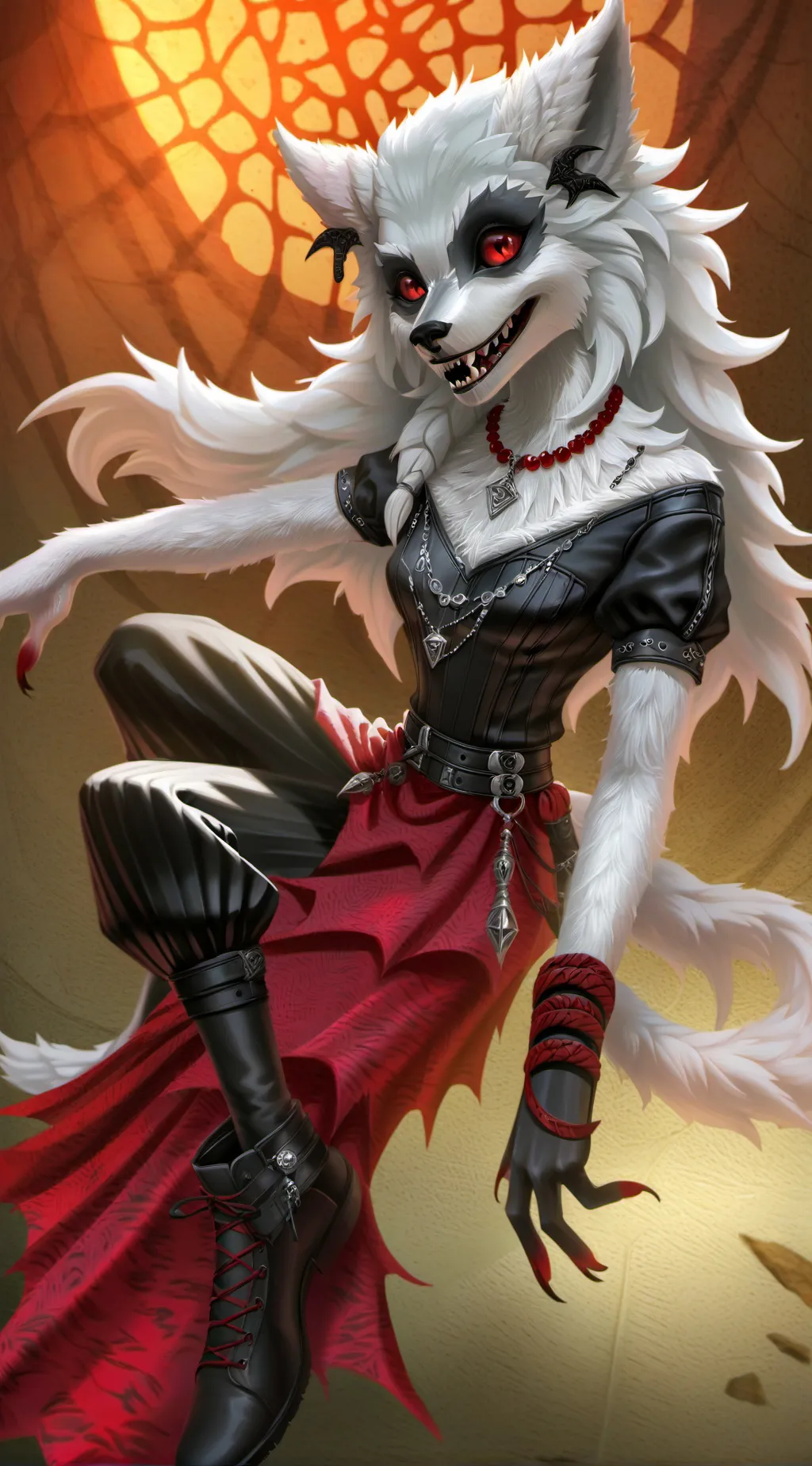 ai character: Tenebris Mortem background