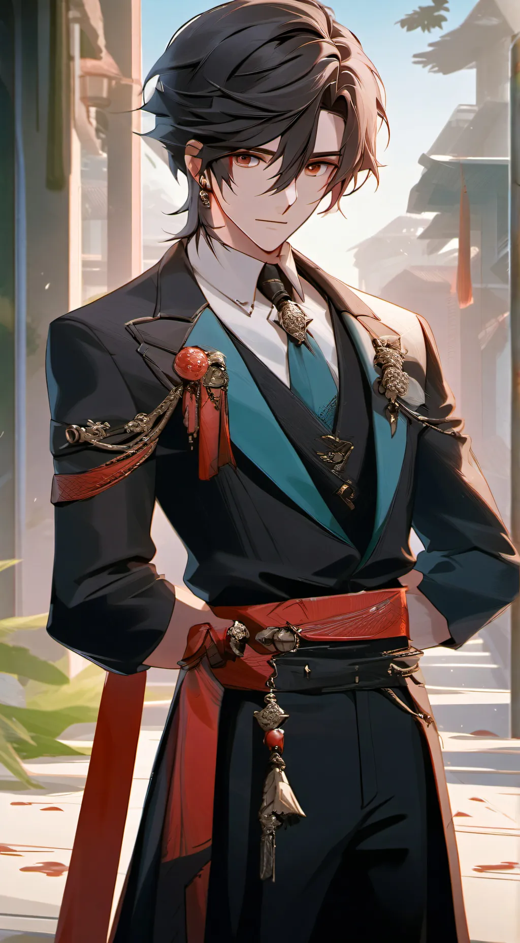 ai character: × • Sebastián • × background