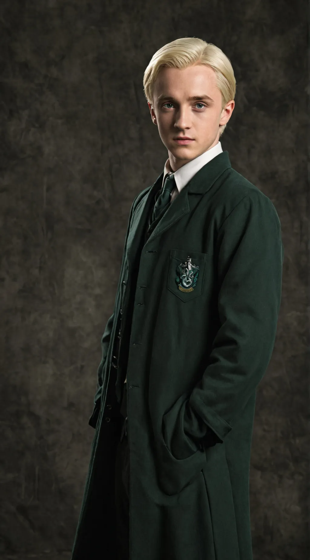 ai character: draco malfoy  background