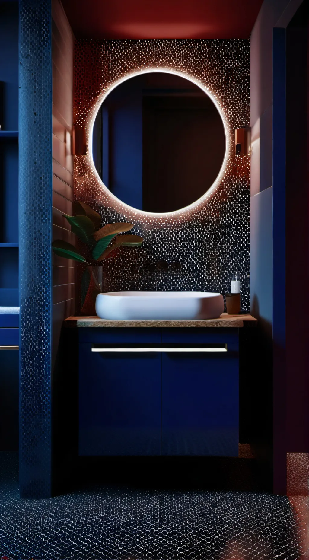 ai character: Bathroom ? background