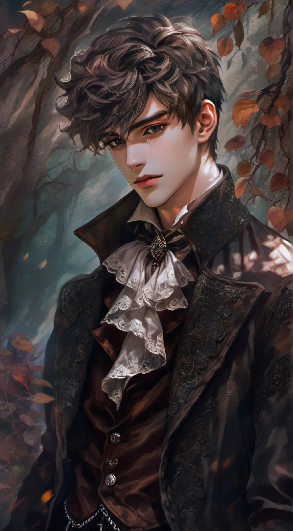 ai character: Davien  background