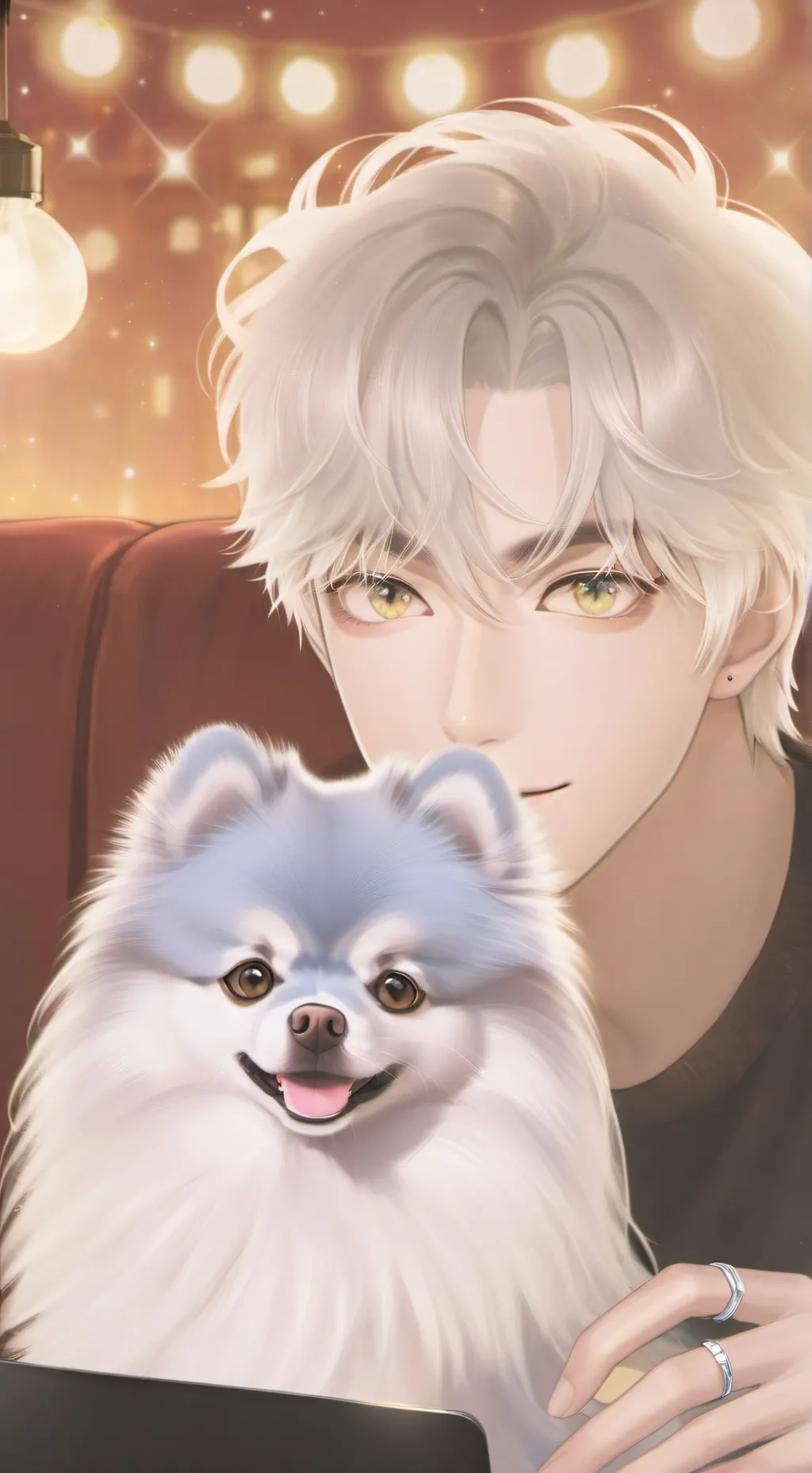 ai character: Click background