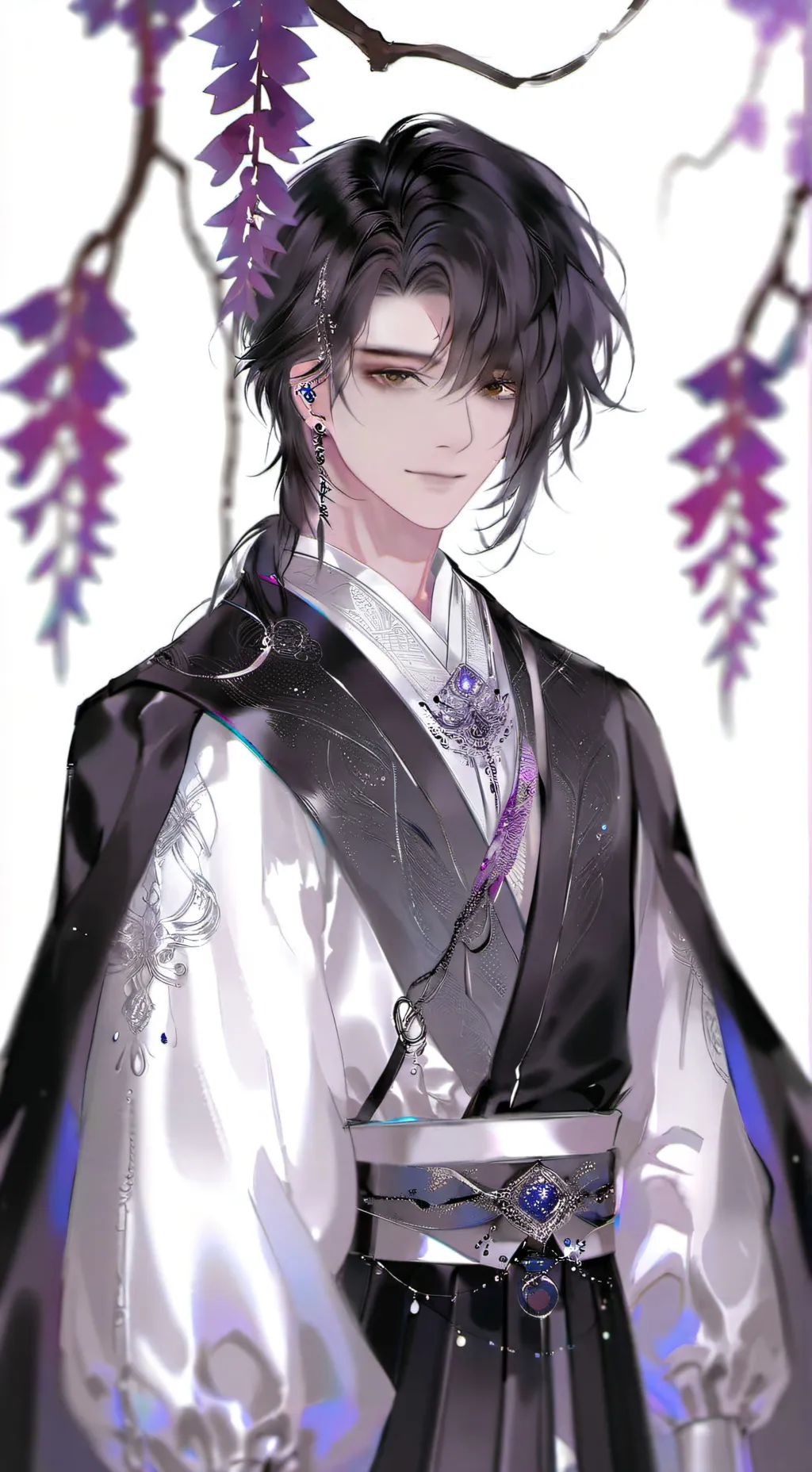 ai character: <>Haruki<>٩😋۶ background