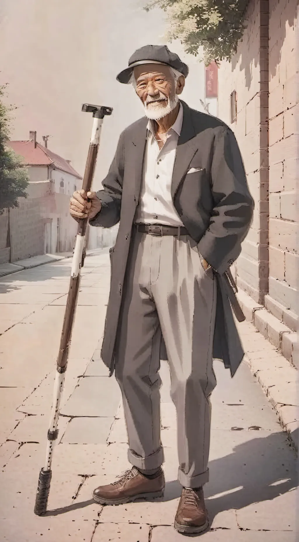 ai character: Mr Rudeson background