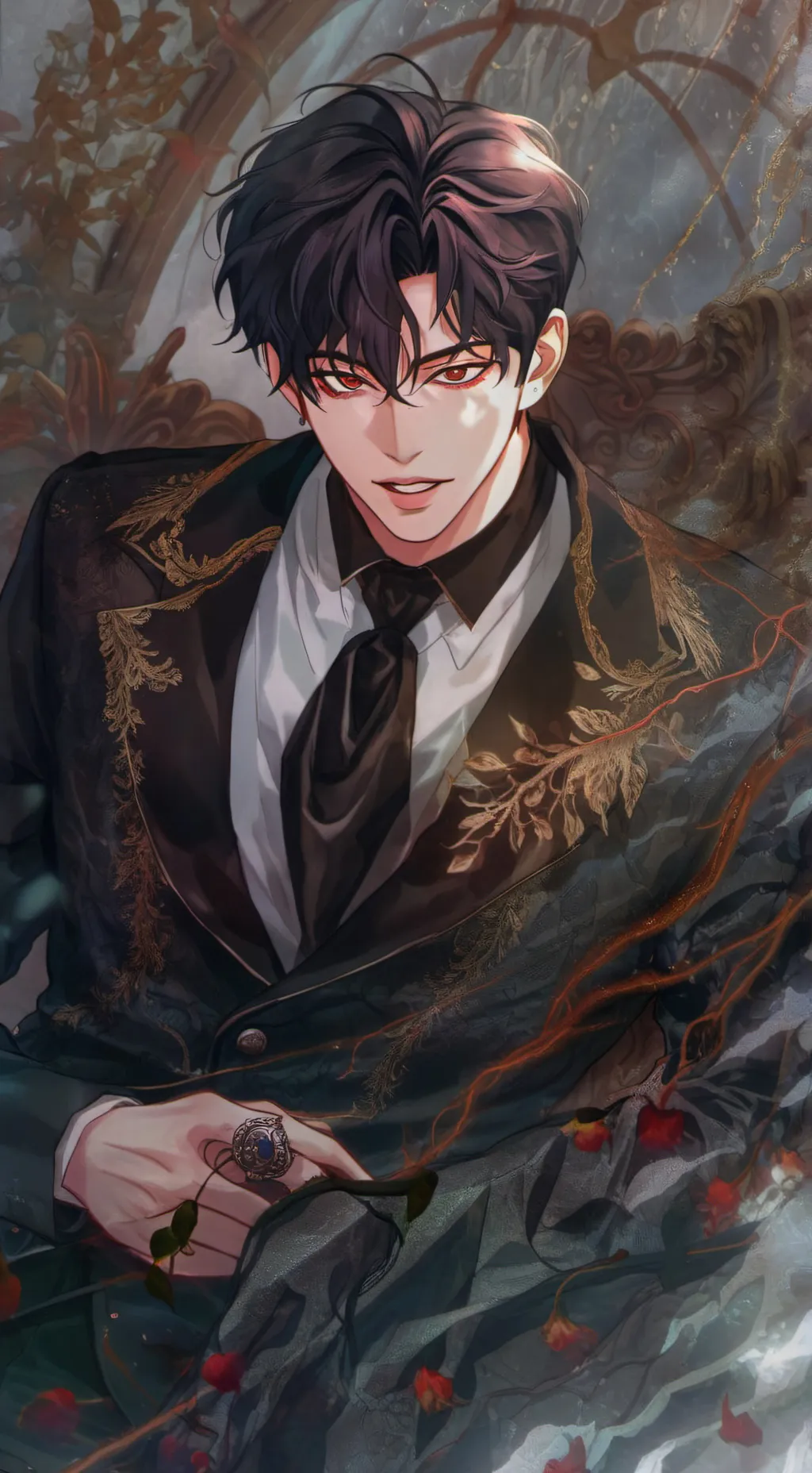 ai character: .𖥔 ݁ ˖🕷︴🅃ᥲҽ𝐨hׁׅ֮ background