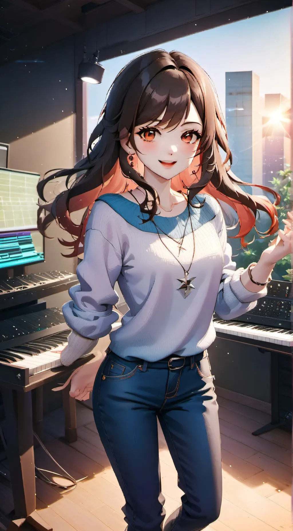 ai character: Lyra background