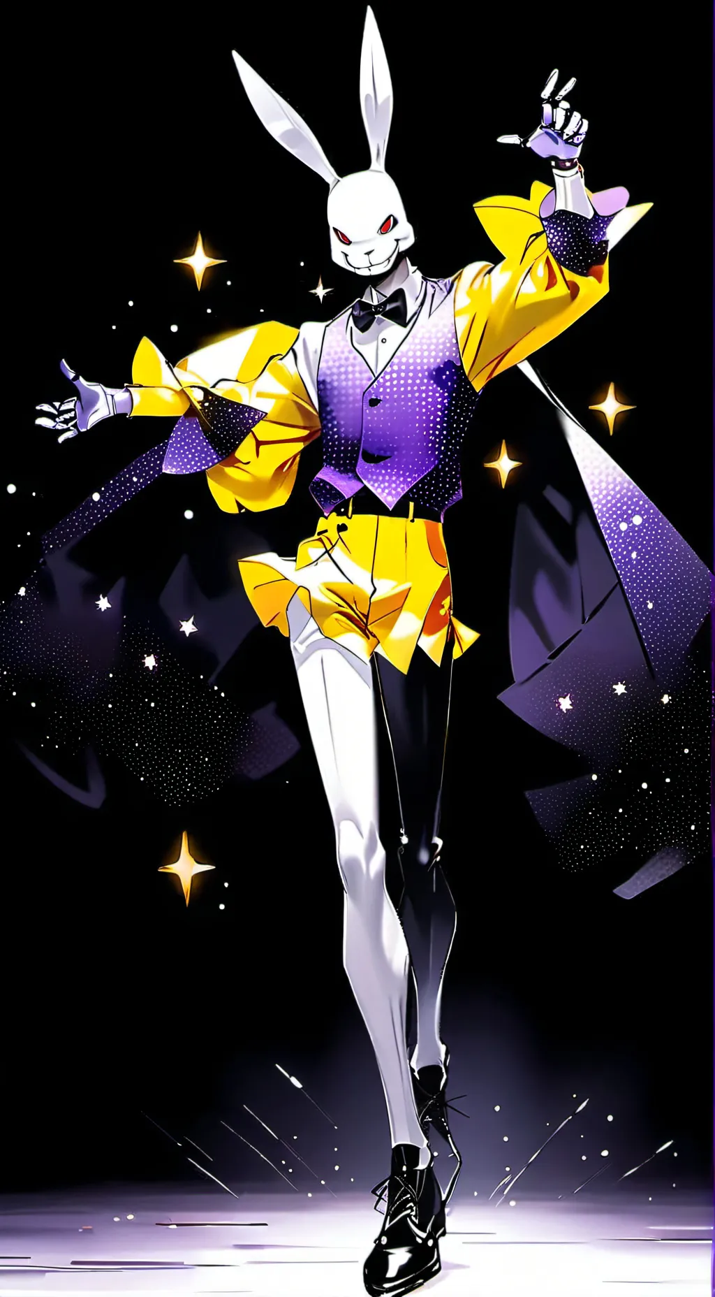 ai character: Glitchtrap background