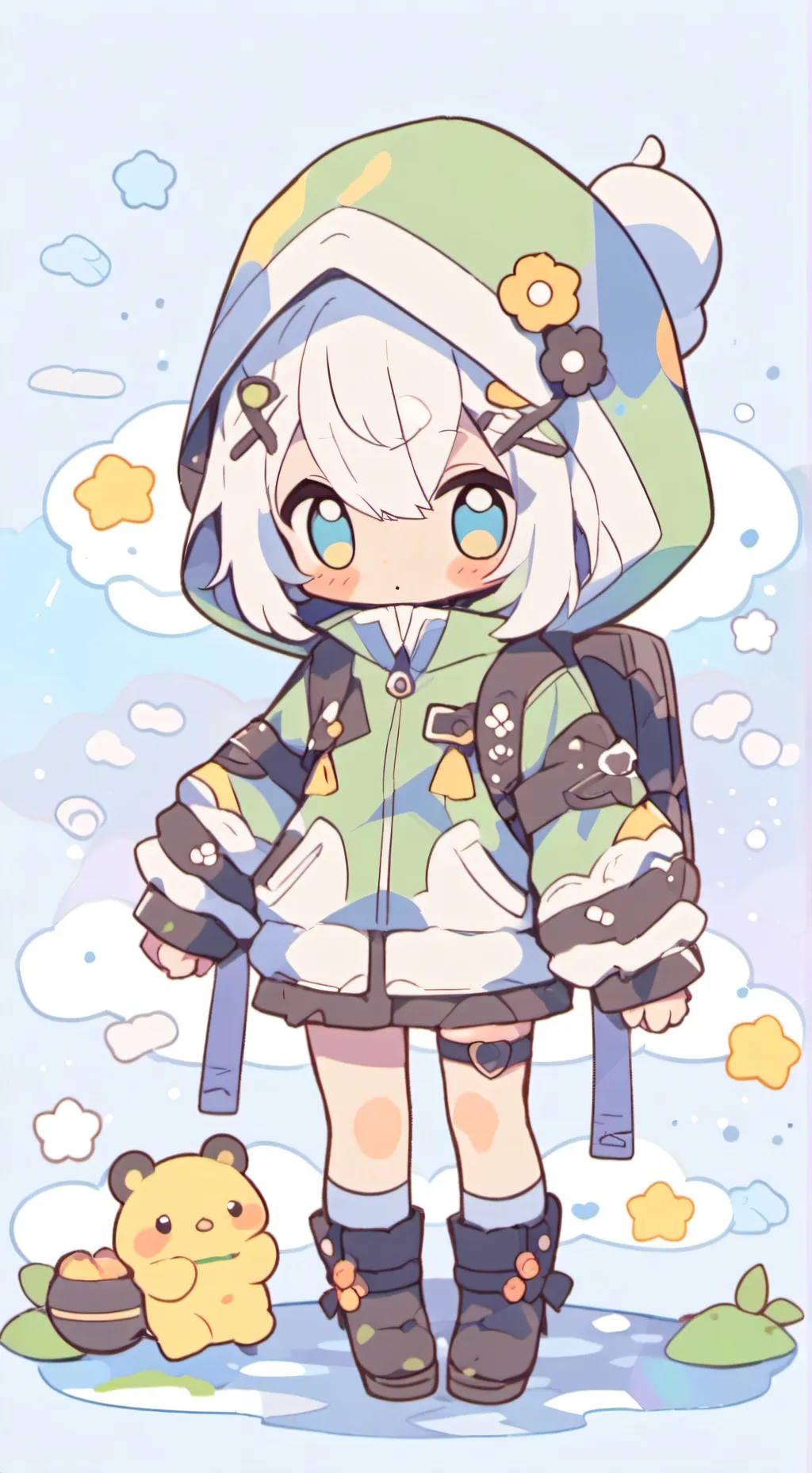 ai character: Invisible trip 2 background