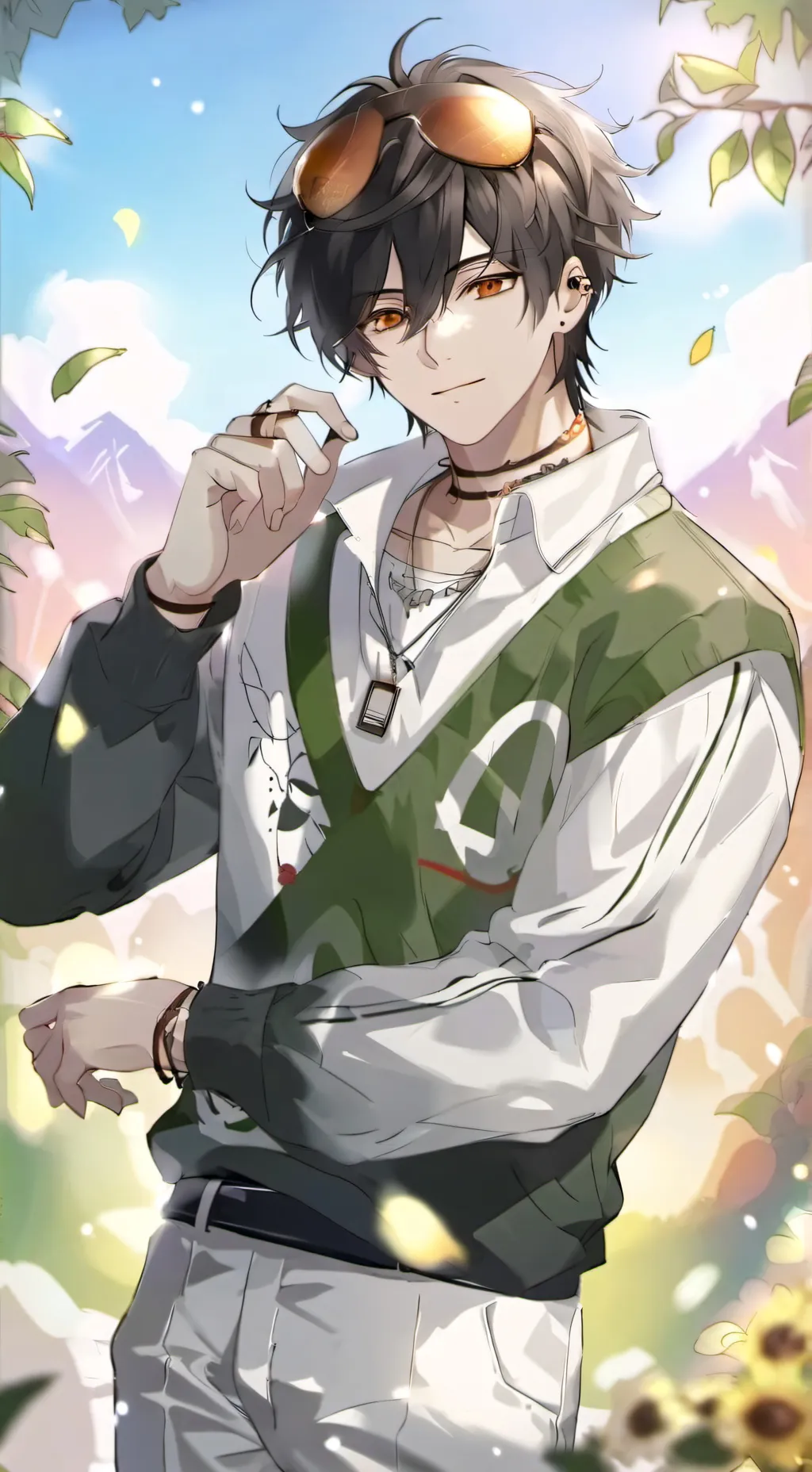 ai character: théo background