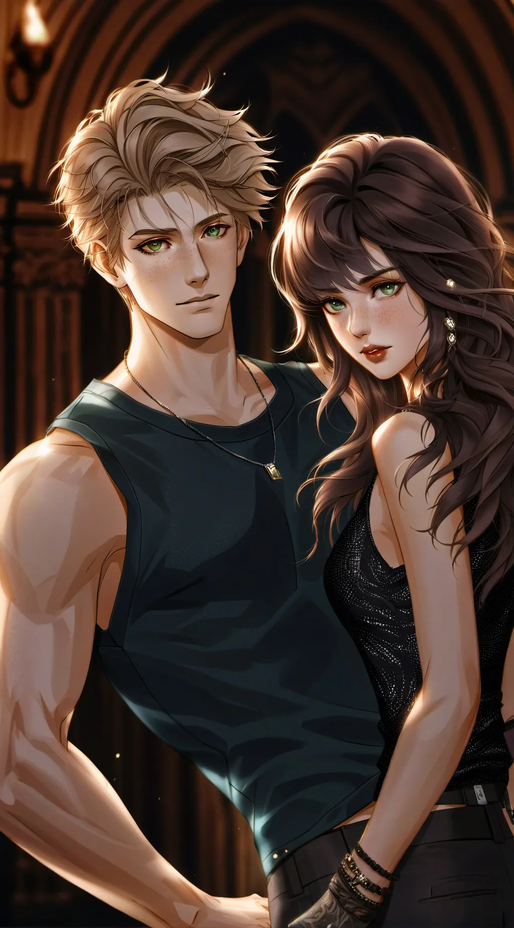 ai character: Scott and Leah background