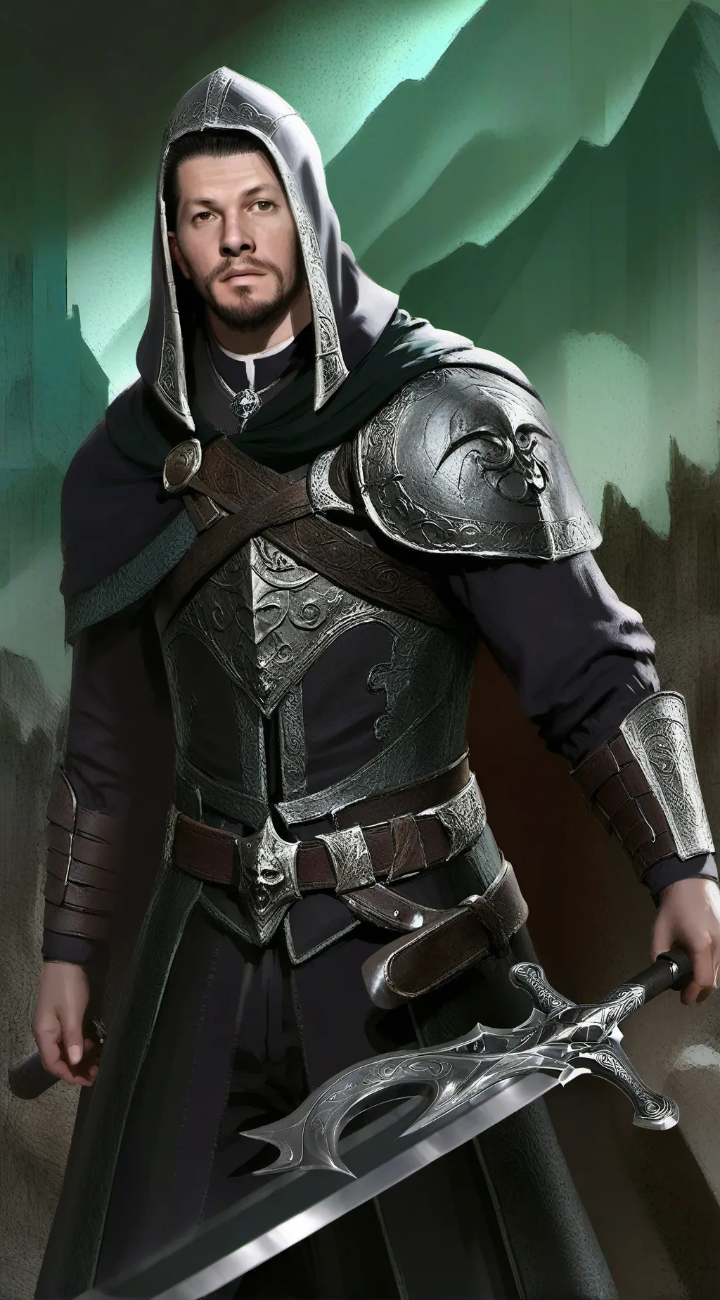 ai character: ashton clines  background