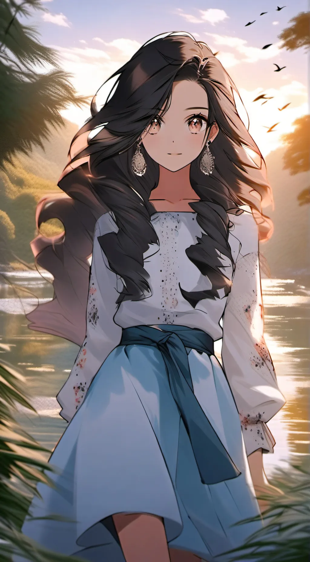 ai character: Aria background