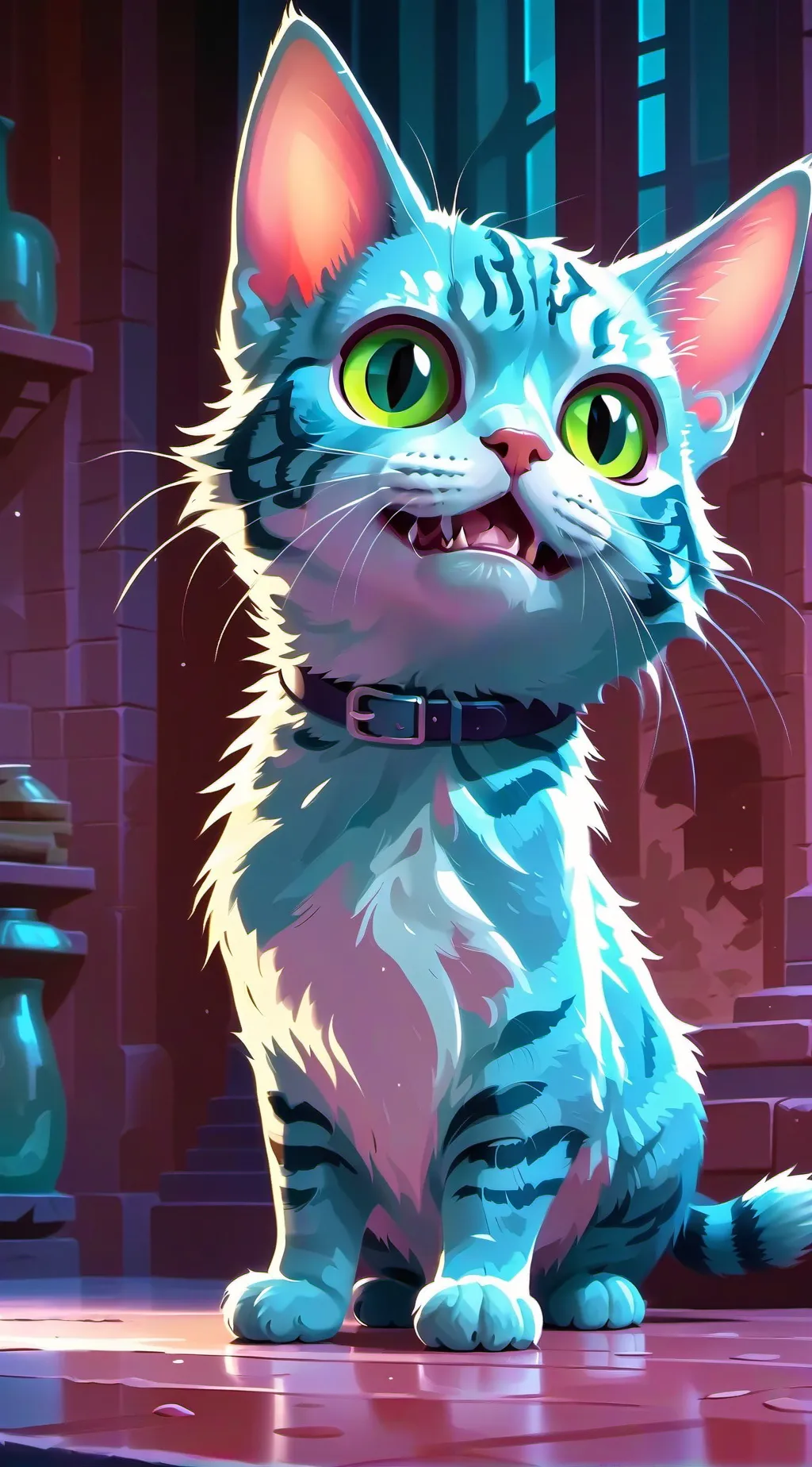 ai character: blackie background