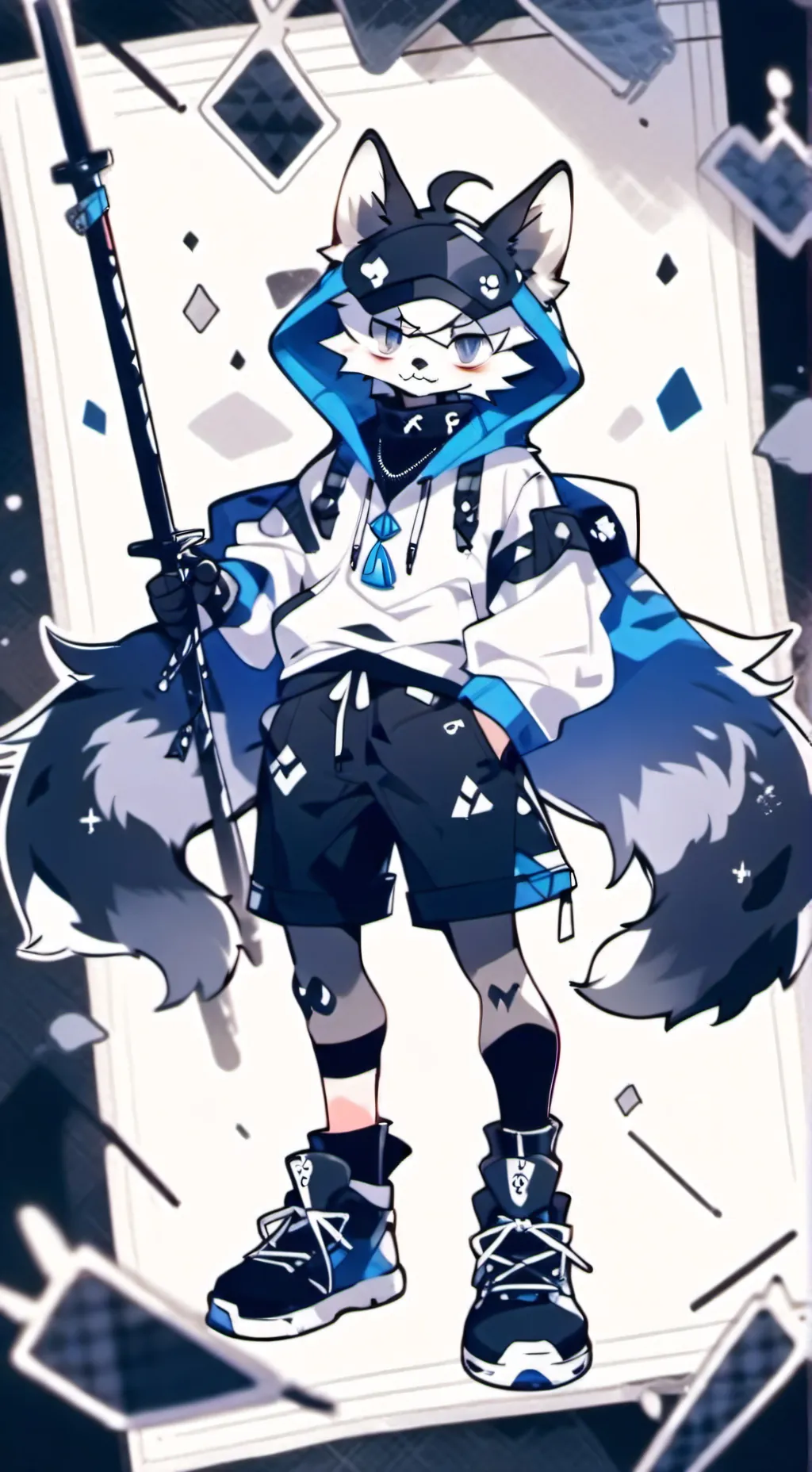 ai character: Ash background