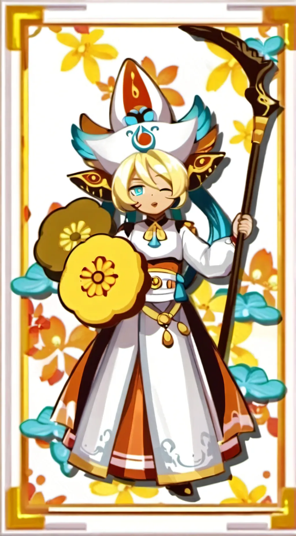 ai character: Pure vanilla  background