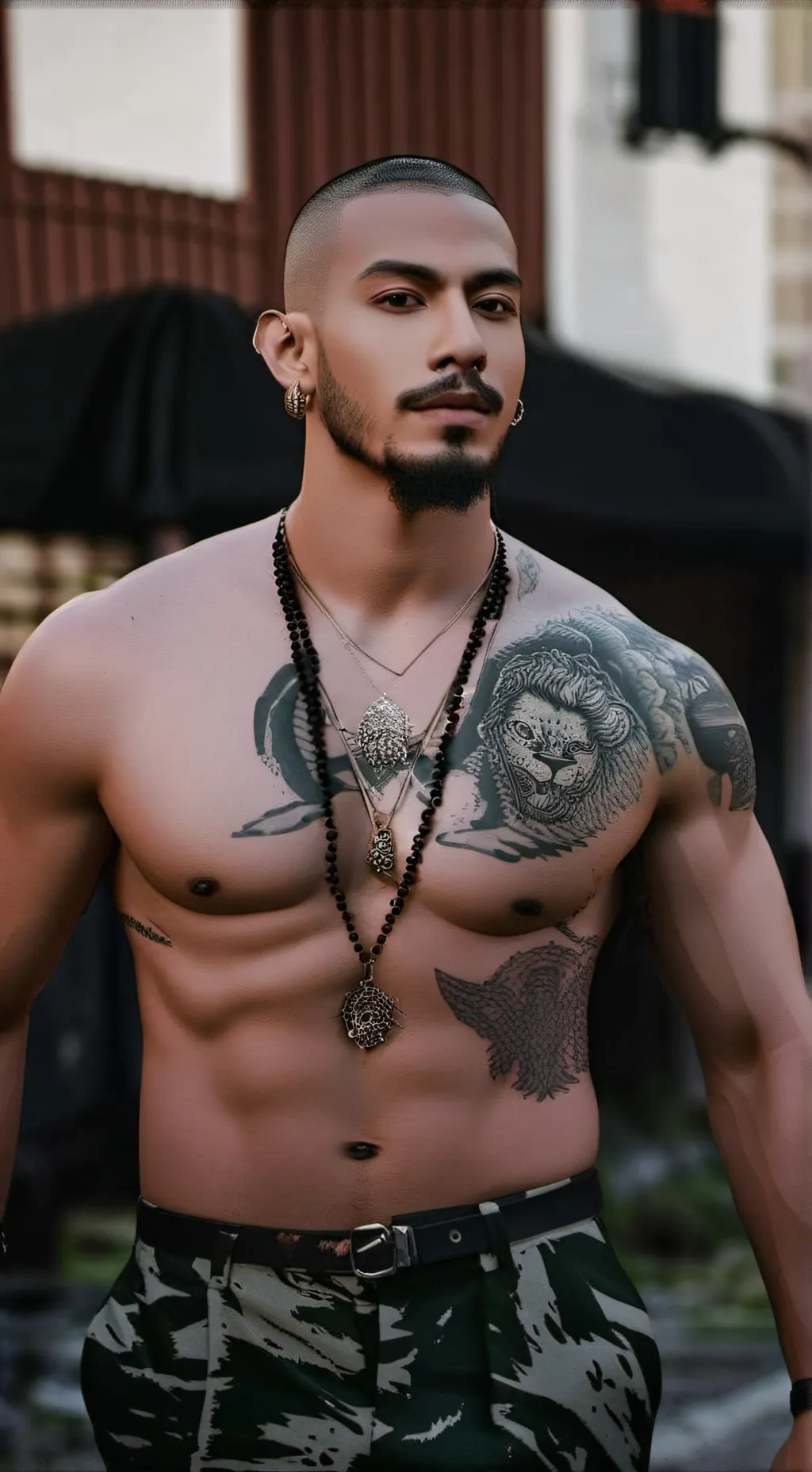 ai character: Cesar background