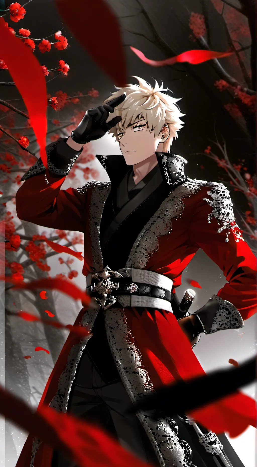 ai character: Bakugo is mad￼ background