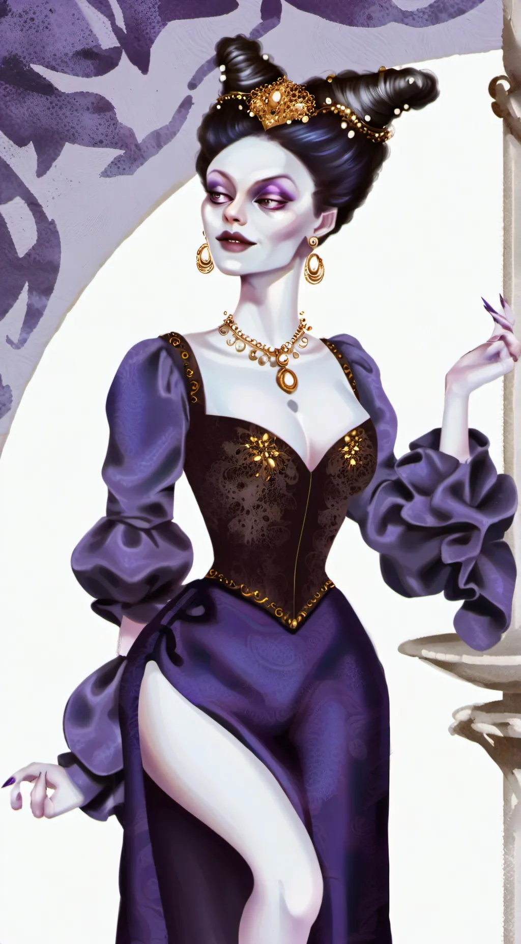 ai character: Malvina background