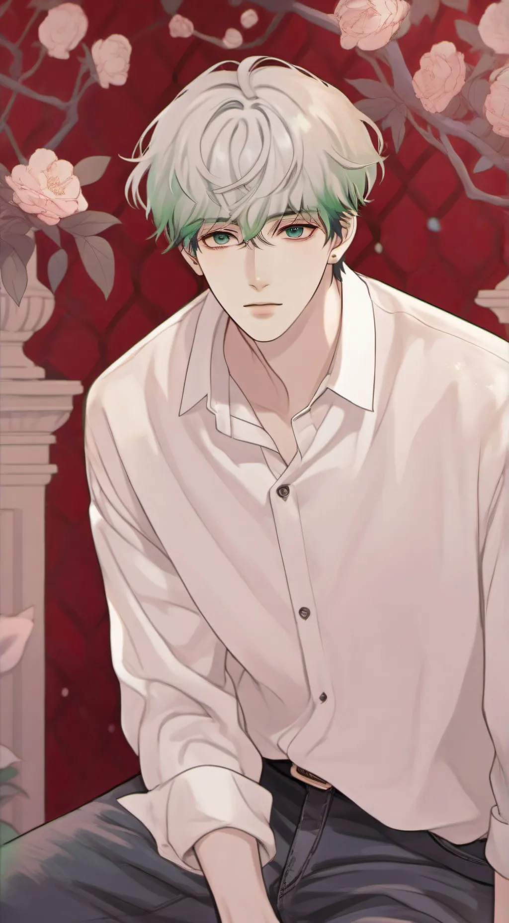 ai character: Xeloprais/Francis  background