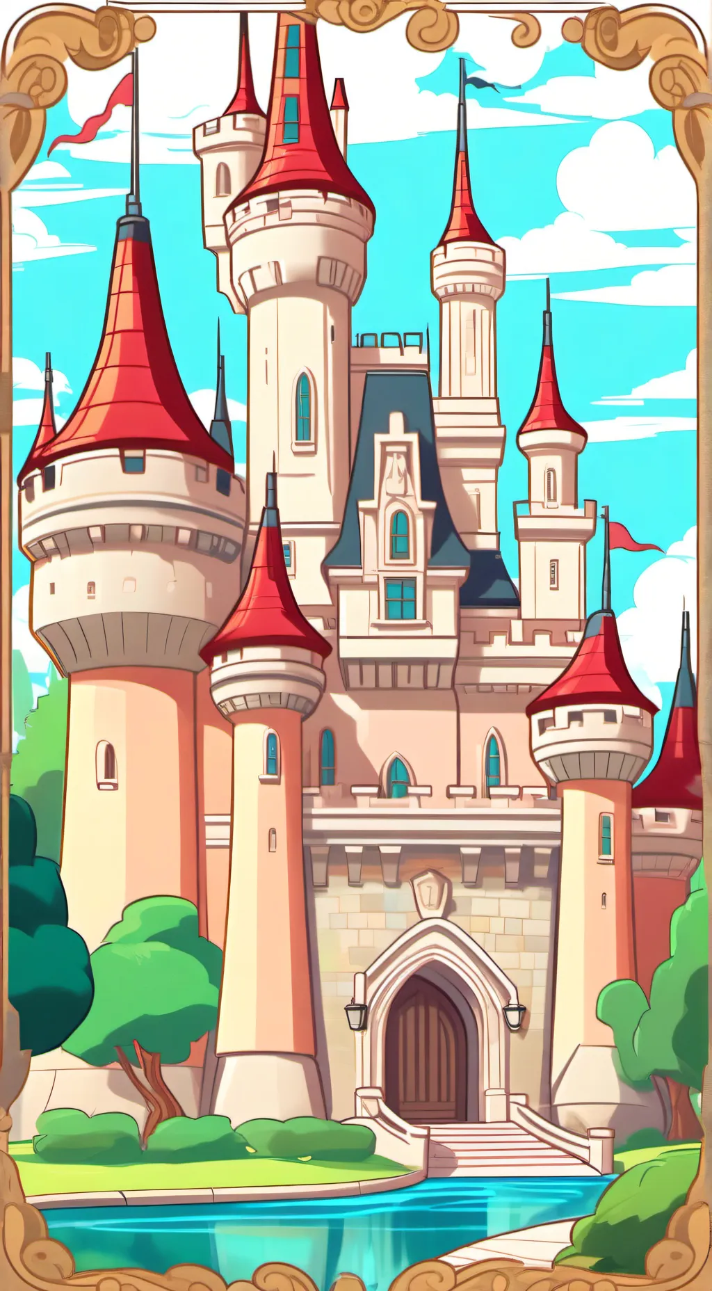 ai character: tangled the movie  background