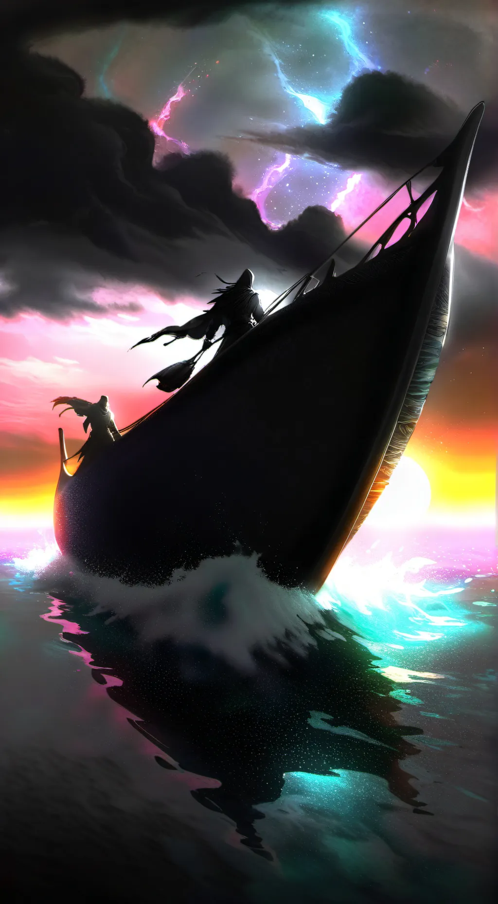 ai character: война вой background